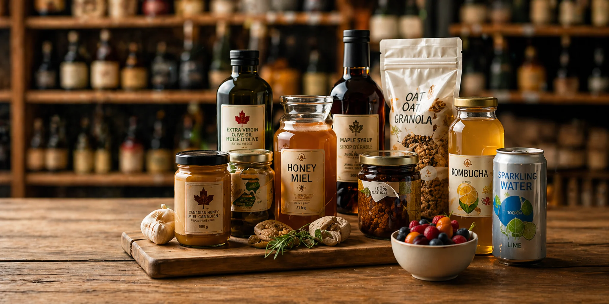 Canadian food and beverage products ready for export